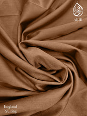 Men’s Unstitched England suiting Camel Brown