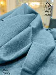 Men’s Unstitched Rolex Suiting Muted Blue