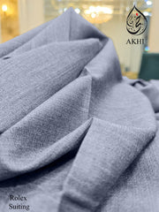 Men’s Unstitched Rolex Suiting Slate Blue
