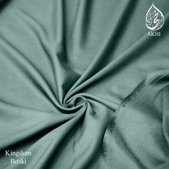 Kingdom Boski Unstitched Men Suit Teal Gray