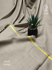 Men’s Unstitched Aircot winter suiting Beige