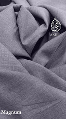 AKHI Magnum Summer Suiting – Slate Grey | Men's Fabric