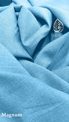 AKHI Magnum Summer Suiting – Ice Blue | Men's Fabric