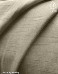 Men’s Unstitched charming Suiting Beige
