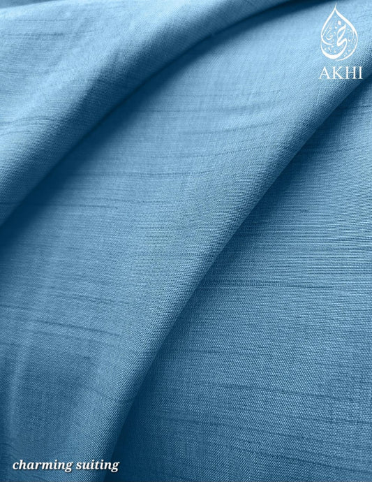Men’s Unstitched charming Suiting Blue