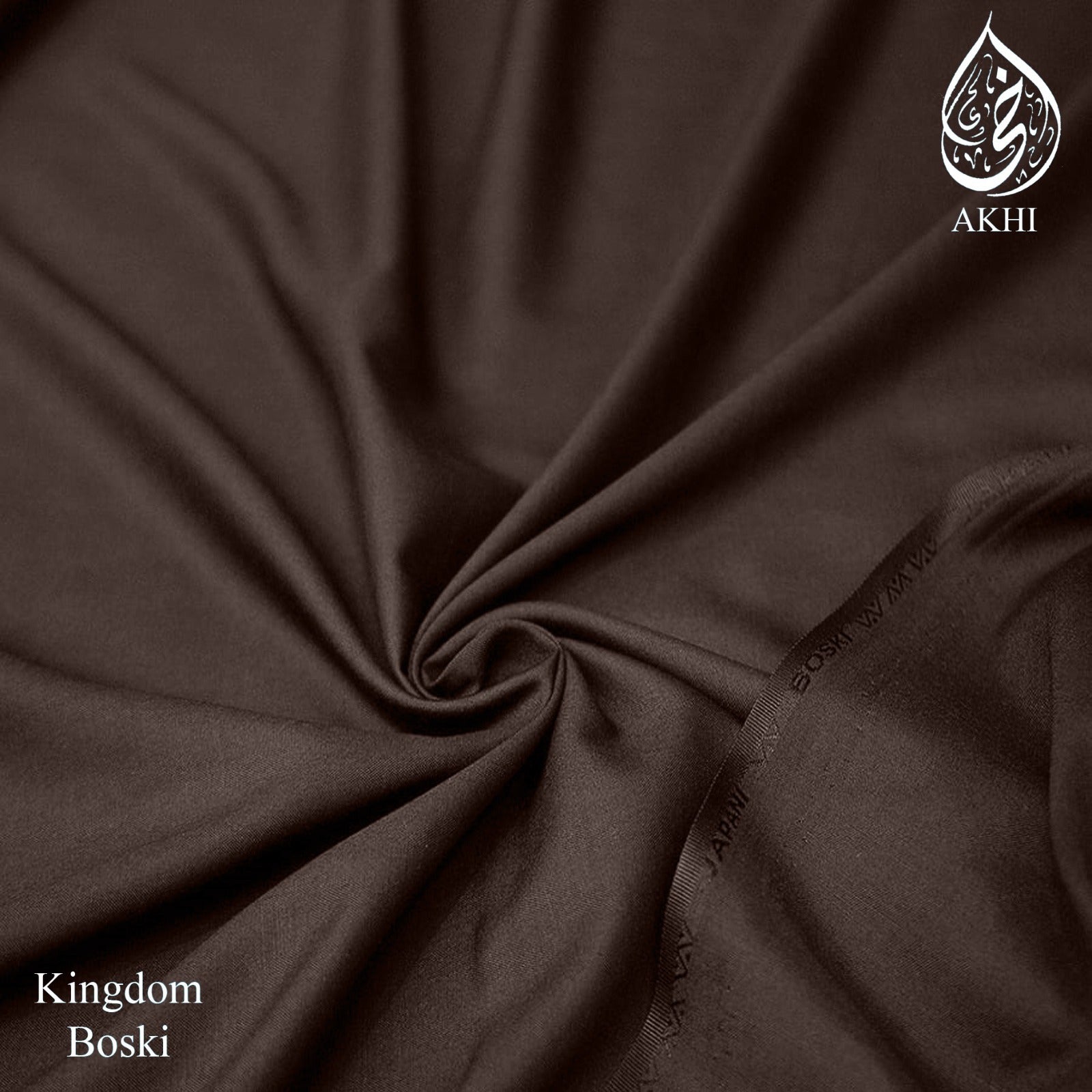 Kingdom Boski Unstitched Men Suit Chocolate Brown