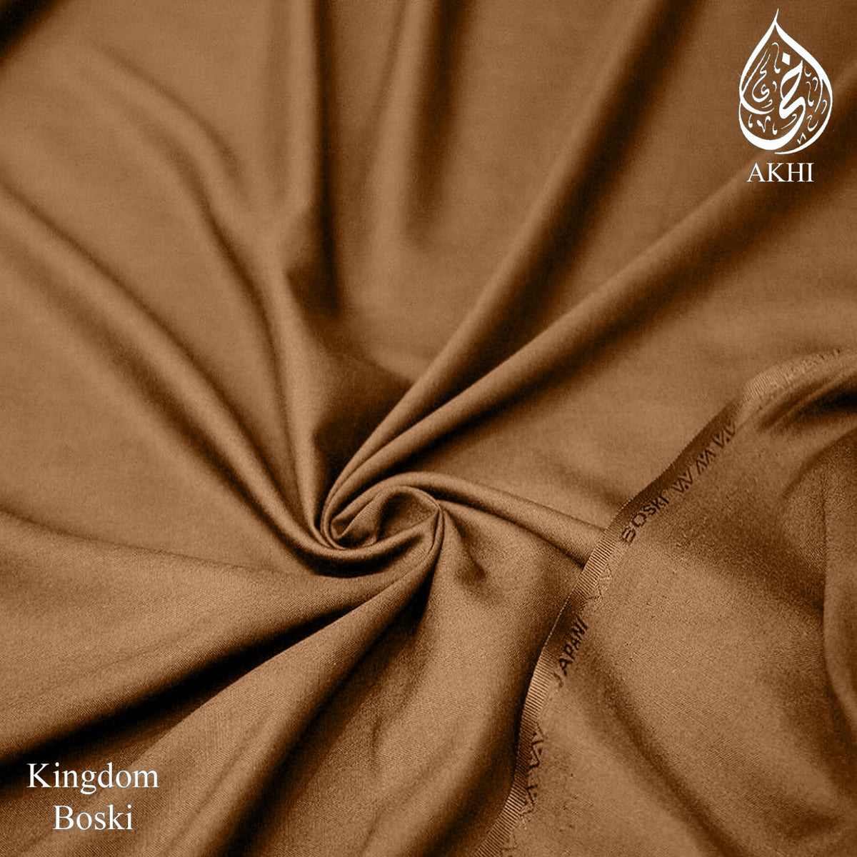 Kingdom Boski Unstitched Men Suit Copper brown