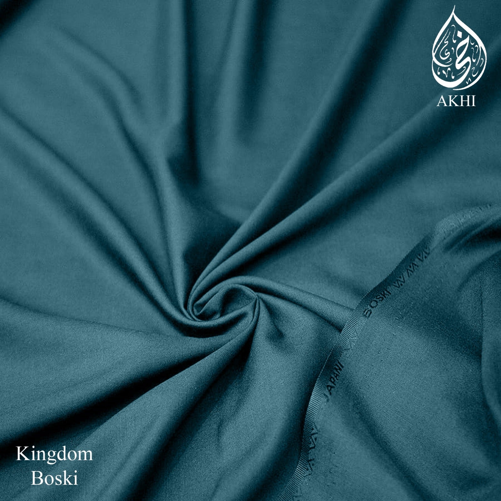 Kingdom Boski Unstitched Men Suit Deep Teal