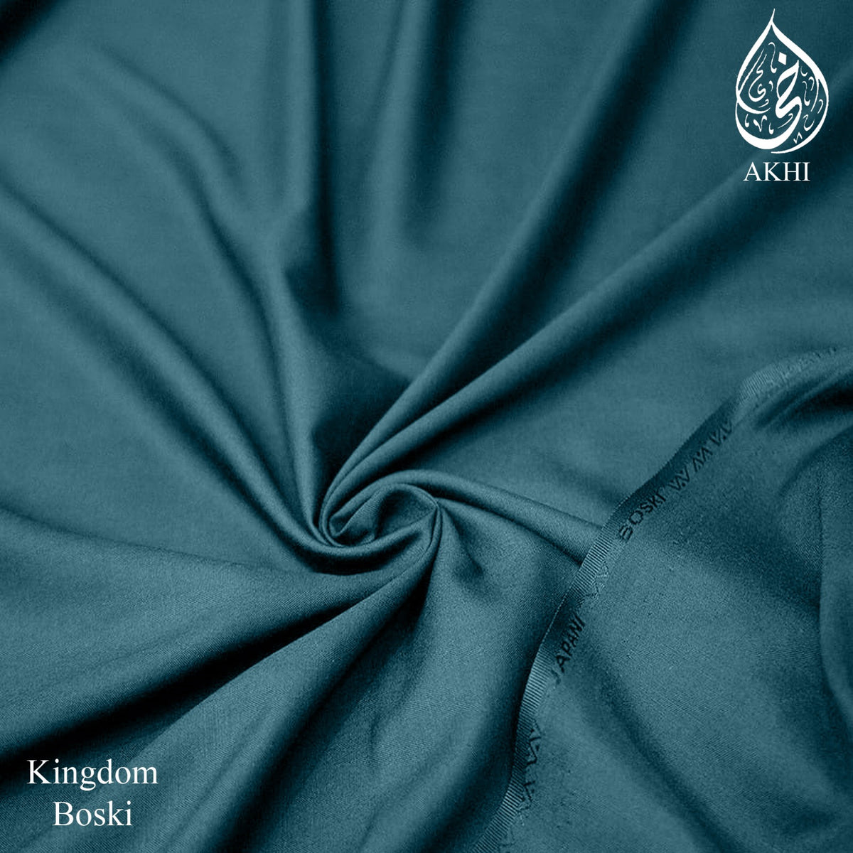 Kingdom Boski Unstitched Men Suit Deep Teal
