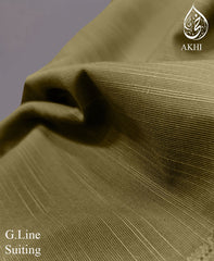 G.line Men’s Unstitched suiting Olive Green