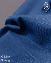 G.line Men’s Unstitched suiting Royal Blue
