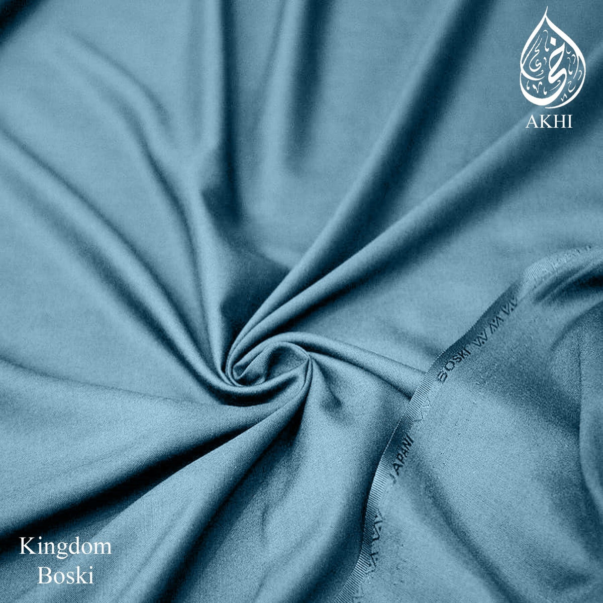 Kingdom Boski Unstitched Men Suit Steel Teal