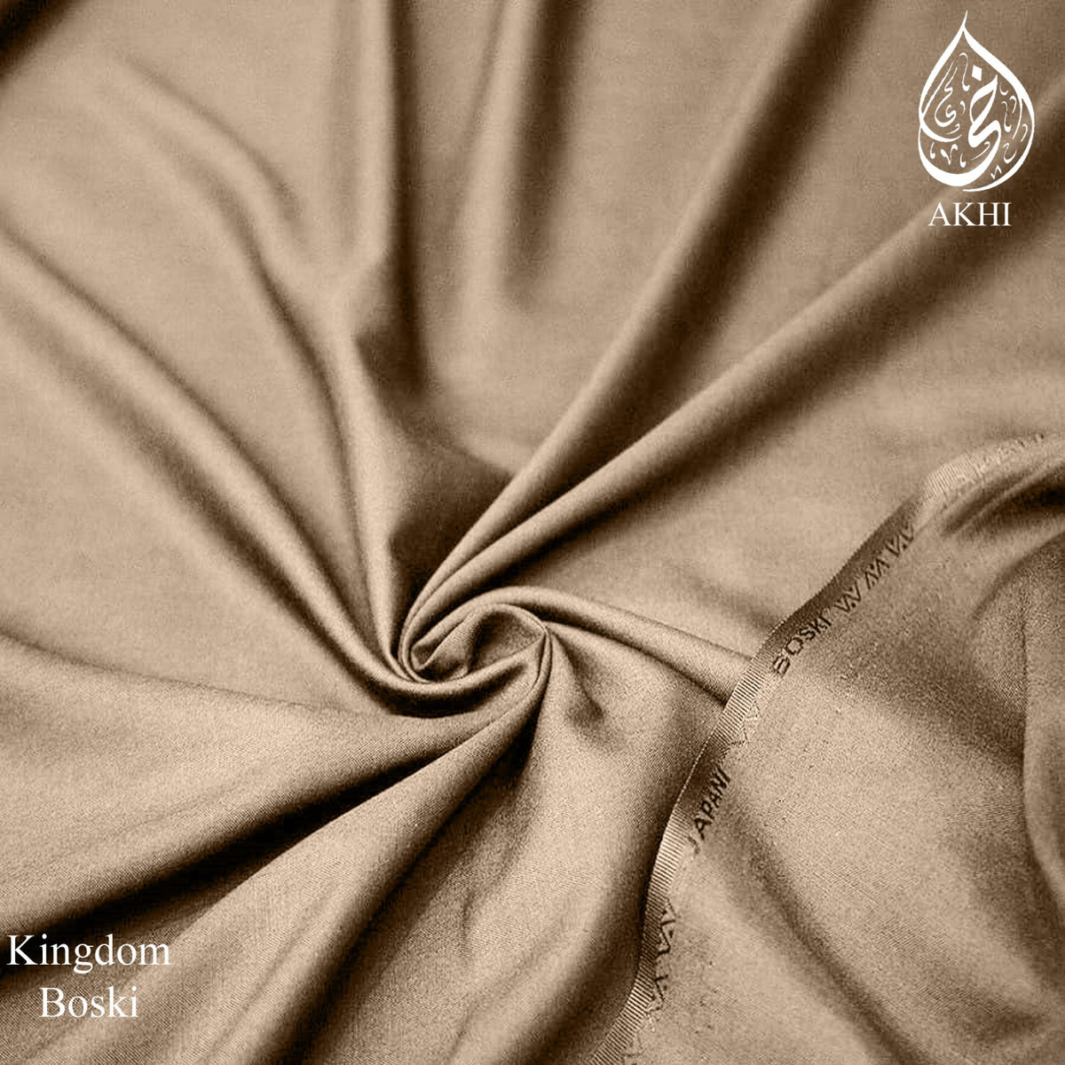 Kingdom Boski Unstitched Men Suit Tan