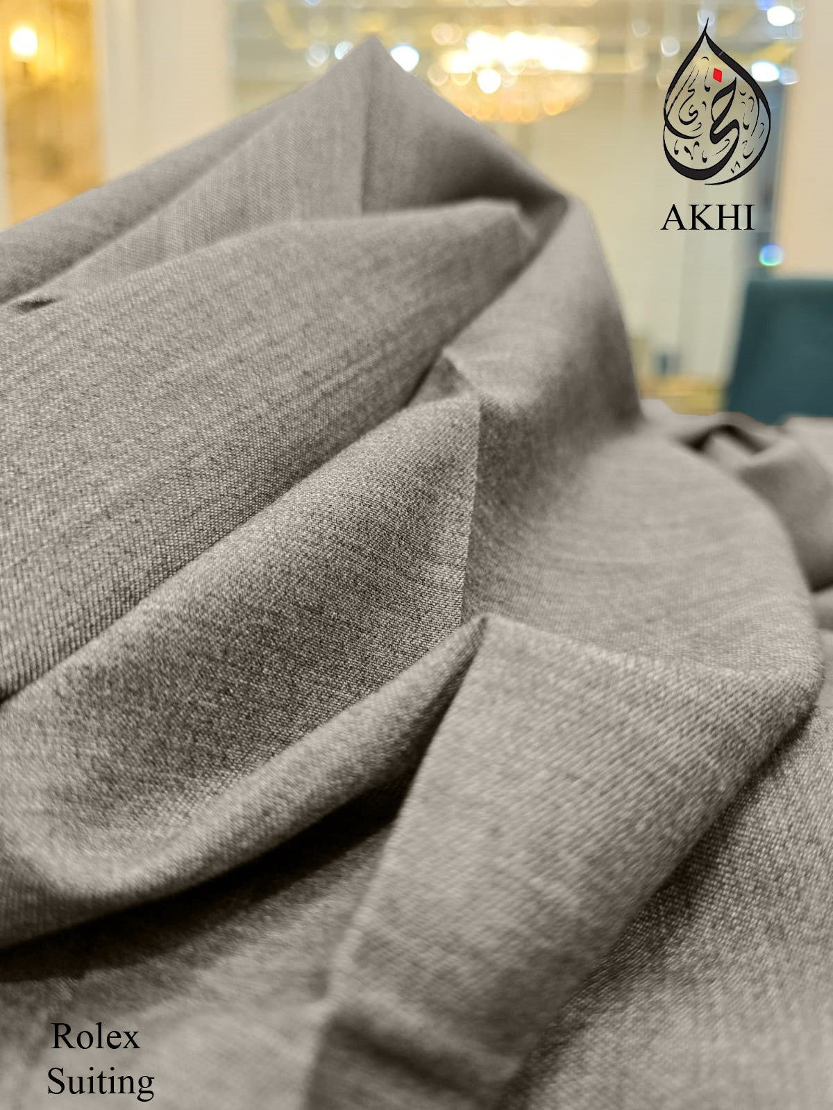 Men’s Unstitched Rolex Suiting Taupe