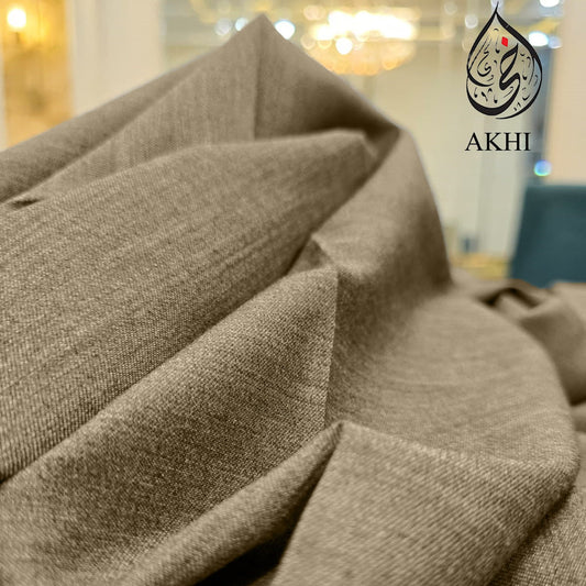 Men’s Unstitched Rolex Suiting  Taupe
