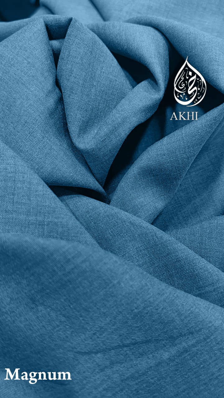 AKHI Magnum Summer Suiting – Olive Green | Men's Fabric
