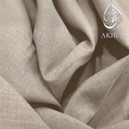 AKHI Magnum Summer Suiting – Warm Taupe | Men's Fabric