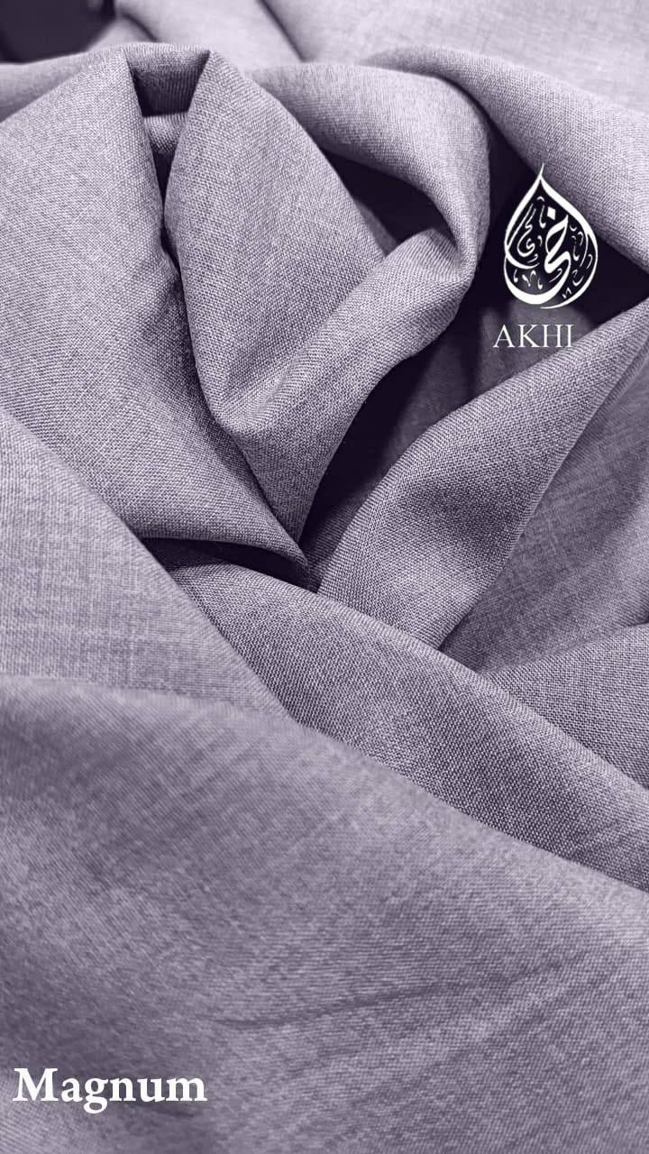 AKHI Magnum Summer Suiting – Lavender Grey | Men's Fabric
