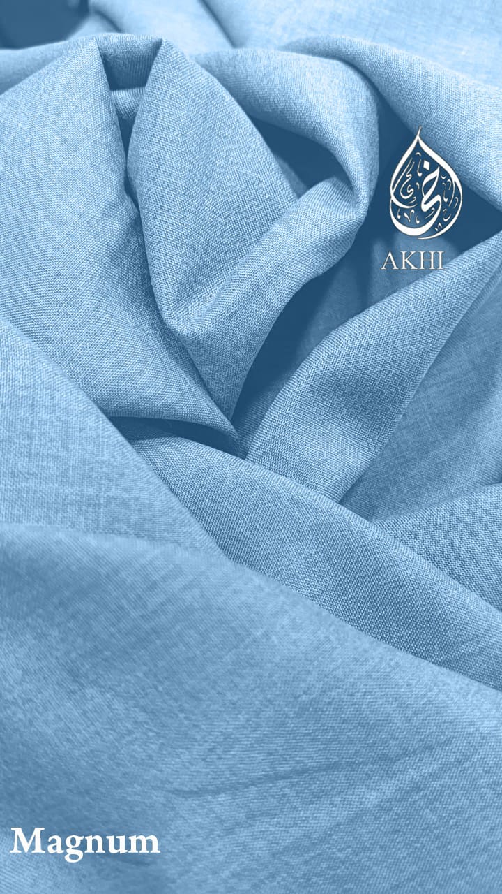 AKHI Magnum Summer Suiting – Sky Blue | Men's Fabric