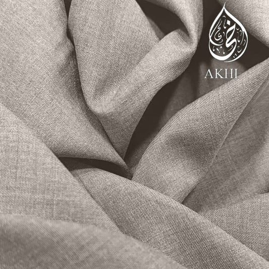 AKHI Magnum Summer Suiting – Stone Grey | Men's Fabric