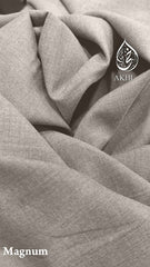 AKHI Magnum Summer Suiting – Stone Grey | Men's Fabric