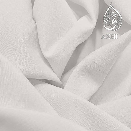 AKHI Magnum Summer Suiting – Pure White | Men's Fabric