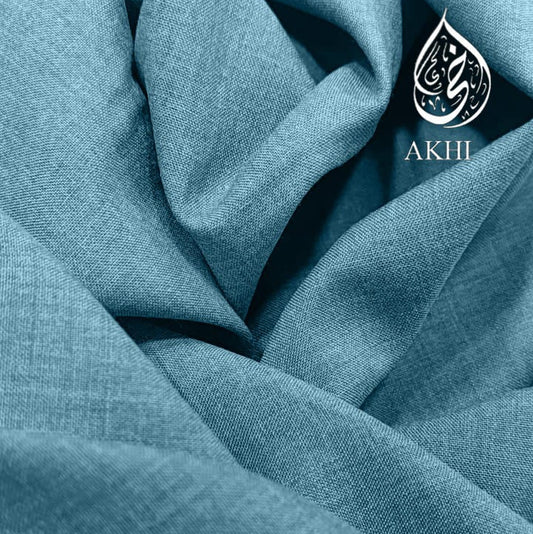 AKHI Magnum Summer Suiting – Aqua Blue | Men's Fabric