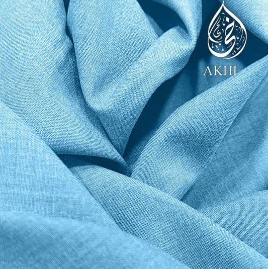 AKHI Magnum Summer Suiting – Ice Blue | Men's Fabric