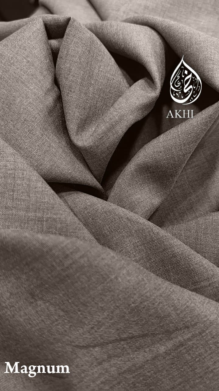 AKHI Magnum Summer Suiting – Muted Taupe | Men's Fabric