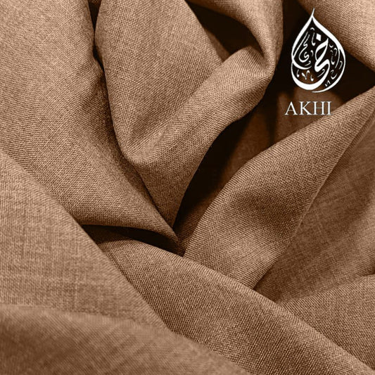 AKHI Magnum Summer Suiting – Camel Brown | Men's Fabric