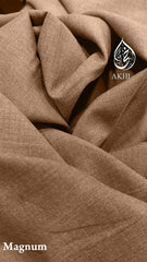 AKHI Magnum Summer Suiting – Camel Brown | Men's Fabric