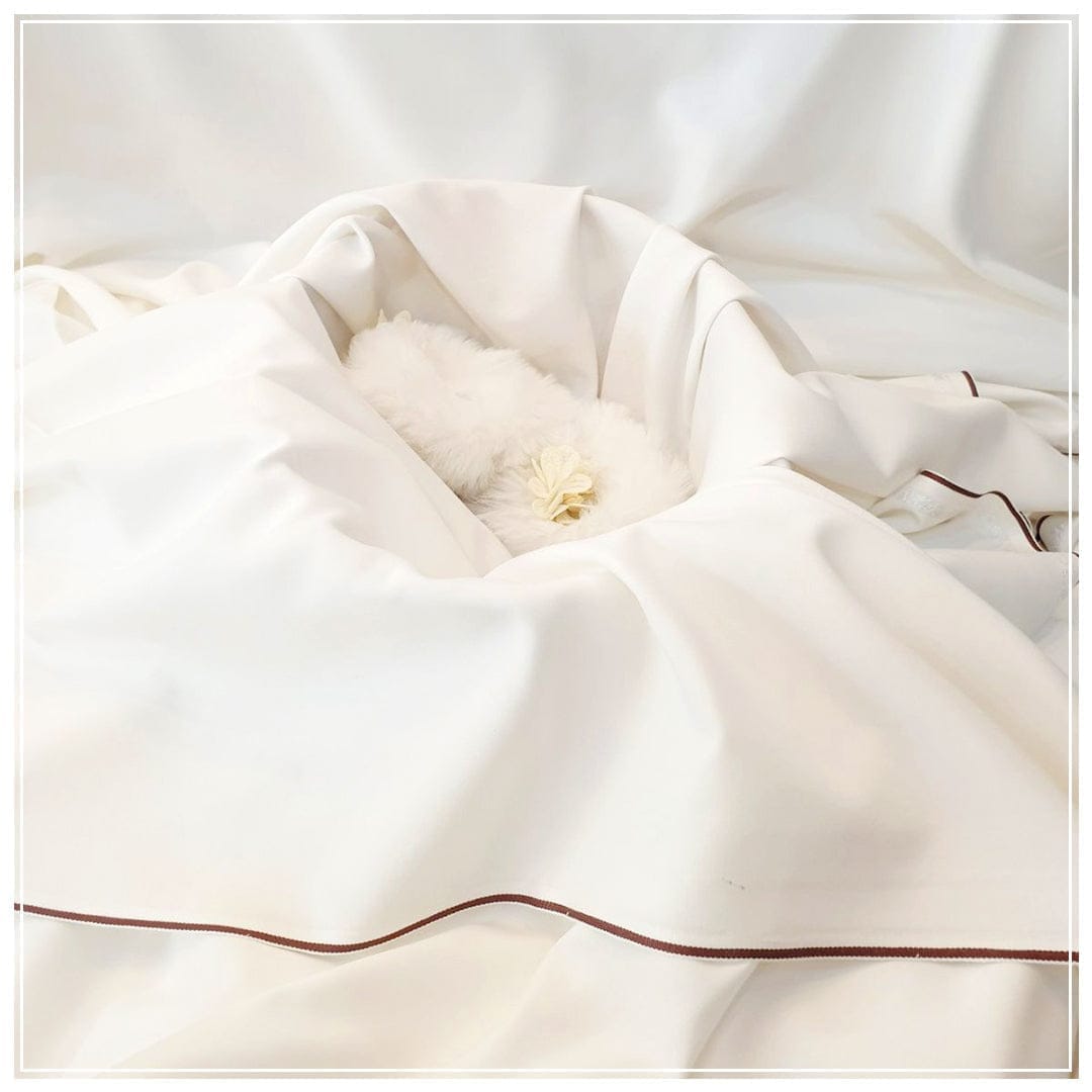 AKHI ALA MAYAR Boski – Ivory White | Men's Fabric