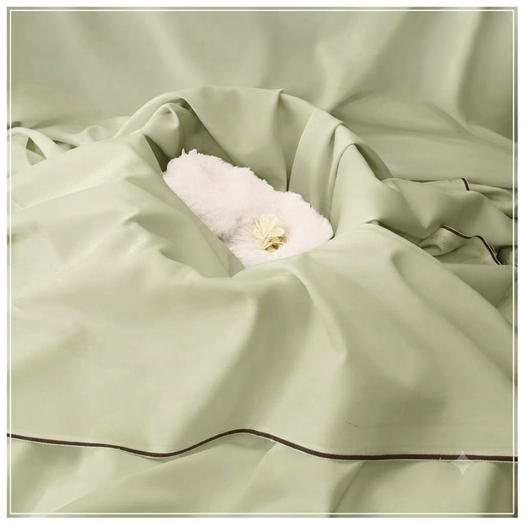 AKHI ALA MAYAR Boski – Pistachio Green | Men's Fabric