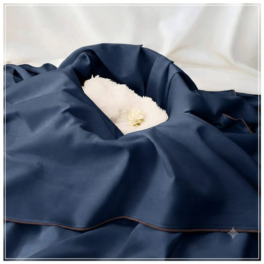 AKHI ALA MAYAR Boski – Navy Blue | Men's Fabric