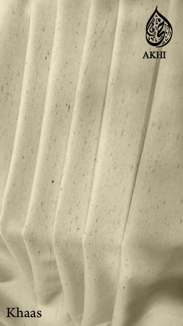 AKHI Khaas Boski – Cream | Men's Fabric