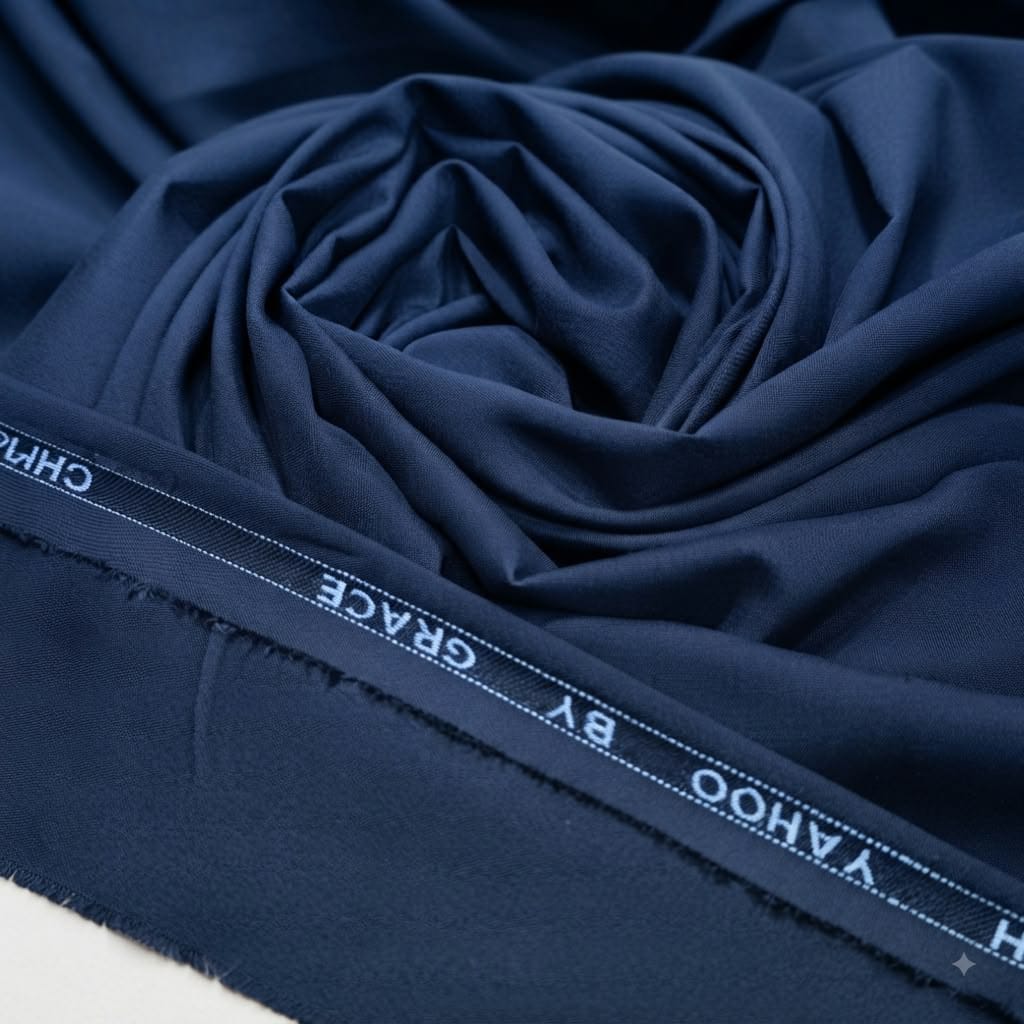 Big Arch – Navy Blue | Men's Unstitched Fabric