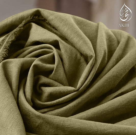 Luxury Suiting – Olive Green | AKHI Fabrics