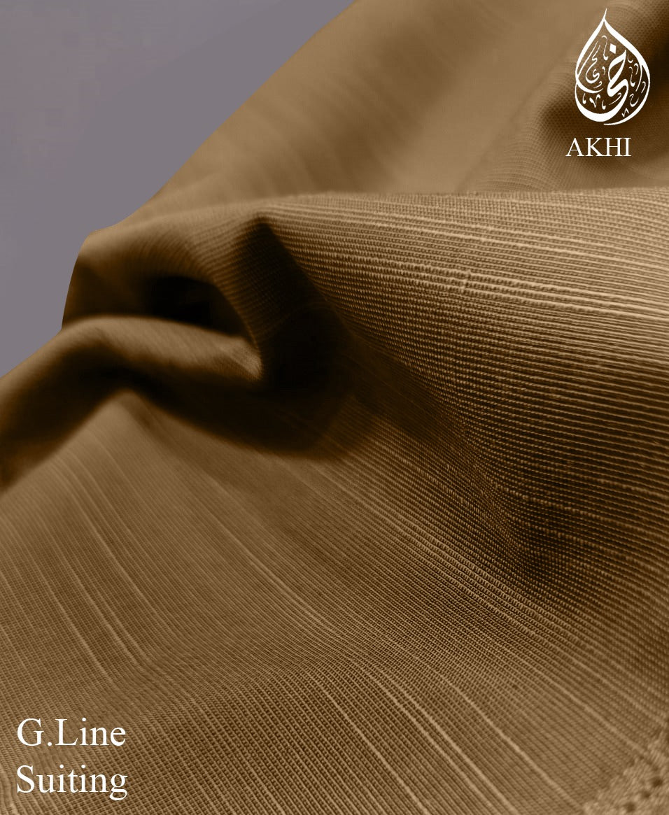 G.line Men’s Unstitched suiting Camel Brown