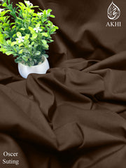 Men’s Unstitched Oscar Suiting Chocolate |Brown