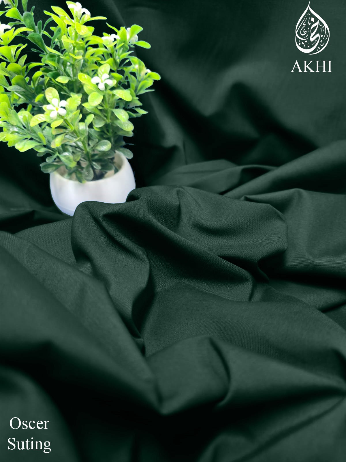 Men’s Unstitched Oscar Suiting Emerled Green