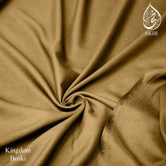 Kingdom Boski Unstitched Men Suit golden brown