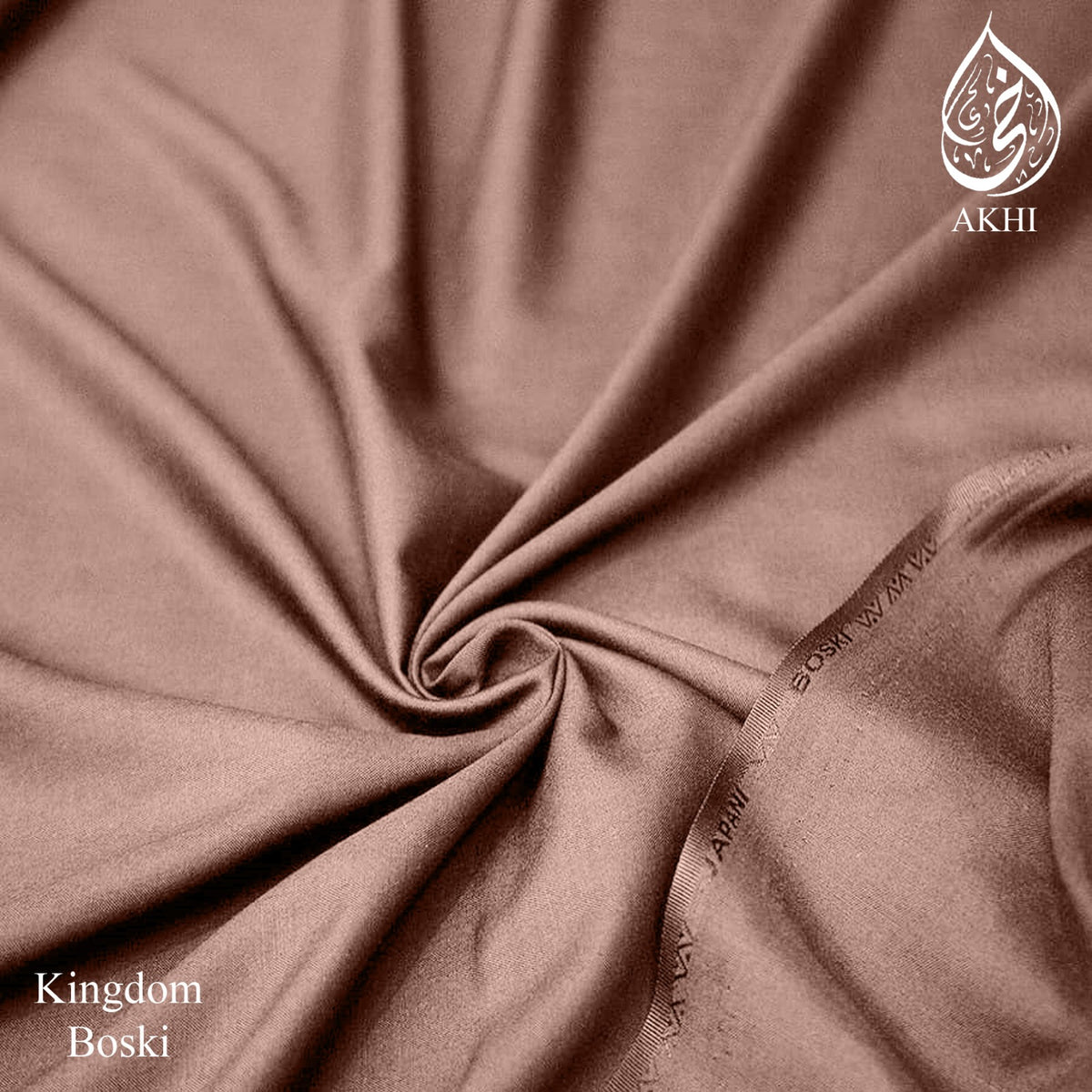 Kingdom Boski Unstitched Men Suit light brown