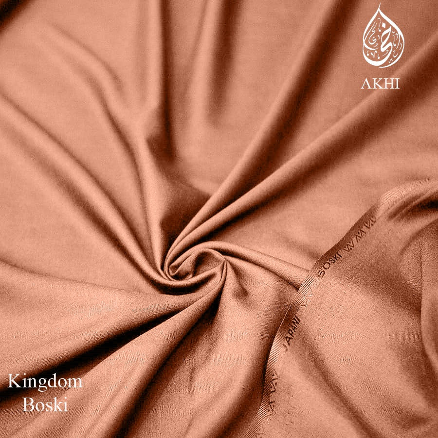 Kingdom Boski Unstitched Men Suit peach