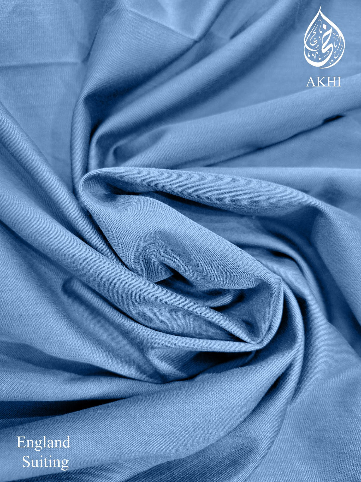 Men’s Unstitched England suiting Steel Blue